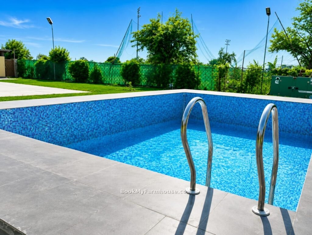 BMF Anand private farmhouse in Noida, private pool