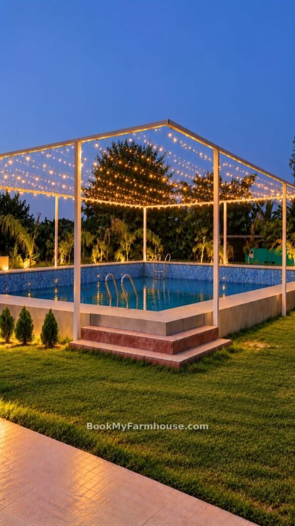 Pre Diwali pool party at BookMyFarmhouse Noida