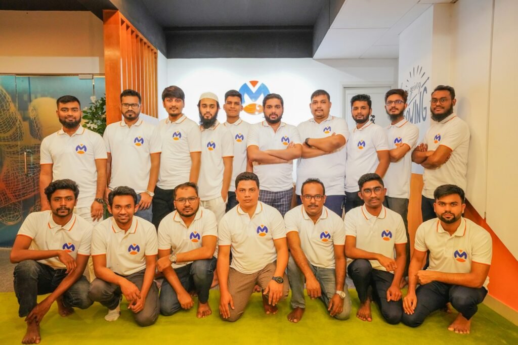Office team outing group photo